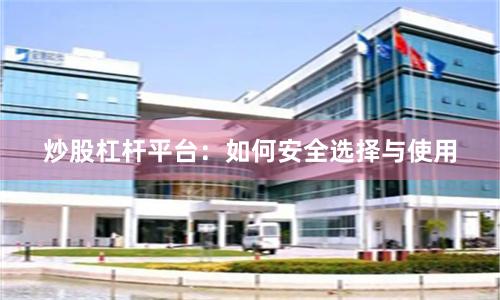 炒股杠杆平台：如何安全选择与使用